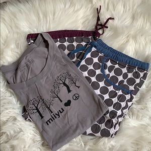 Miiyu pajama set